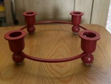 Ikea Scandi Wrought  Iron Red