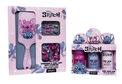 Disney stitch hairbrush set - hairbrush,