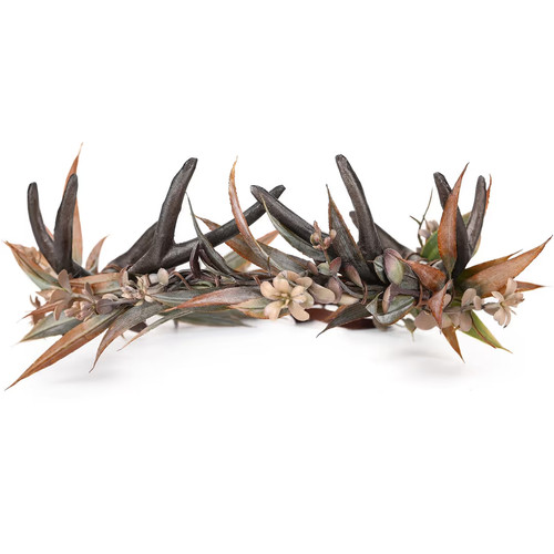 Wreath gothic antler crown - ,