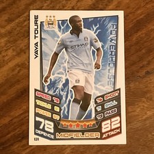 Match Attax 2012/13 Yaya Toure Base Card (read Description)