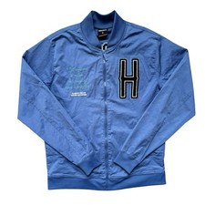 Hoodrich Bomber Jacket Blue Baseball Varsity Mens Small