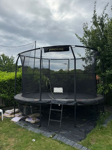 Jumpking oval trampoline 9ft - oval, x