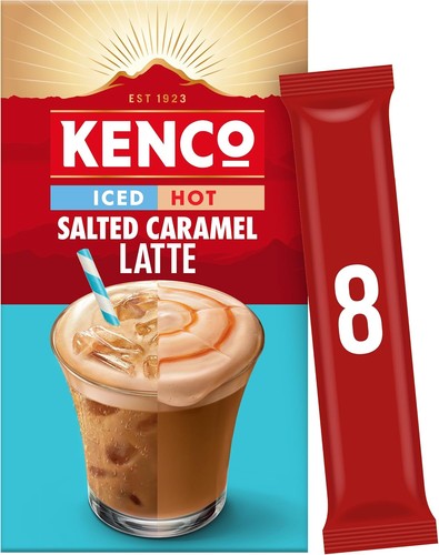 Kenco iced hot salted caramel - kenco,