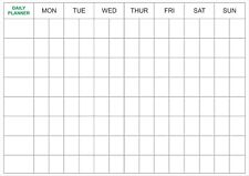 Undated Dry Wipe Laminated WALL PLANNER Office Organiser Options Size and Style