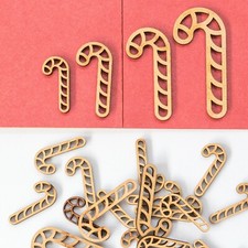 Wooden MDF Candy Stick Shape