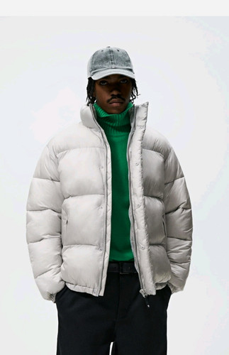 Zara dnwr grey - puffer, jacket