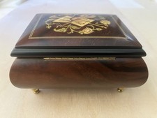 Mayflower Sorrento Wood Music Jewellery Box Italian Craftsmanship