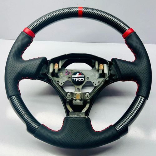Carbon fiber steering wheel - fiber,