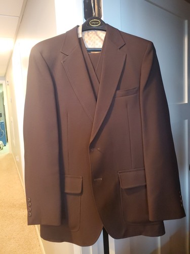 Vintage polyester suit mens - suit,