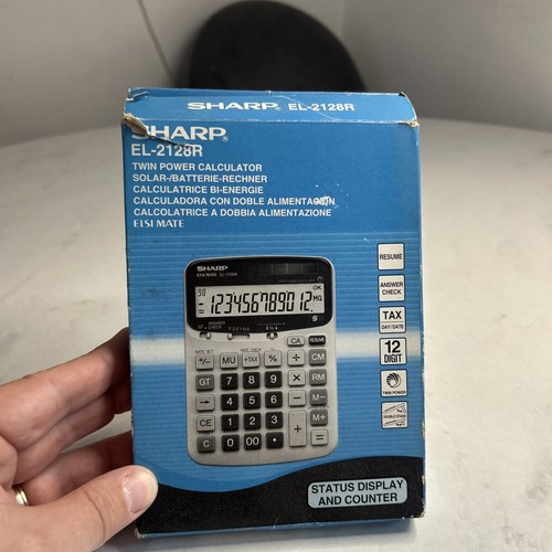 Sharp 2128r calculator - sharp, el-2128r