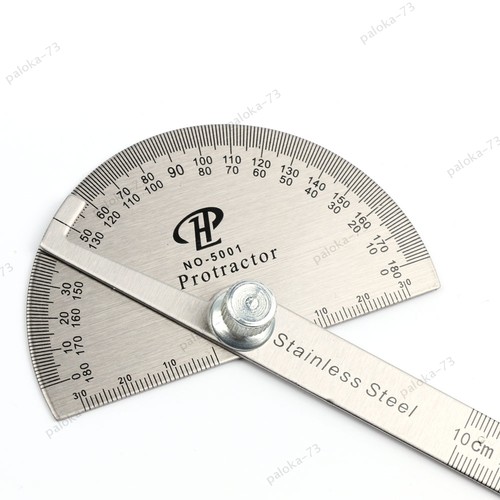 Stainless steel protractor - stainless,