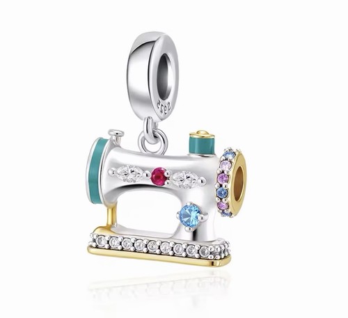 Sewing machine charm pendant - charm,
