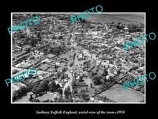Sudbury Suffolk England Aerial