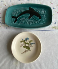 TWO POOLE POTTERY DISHES