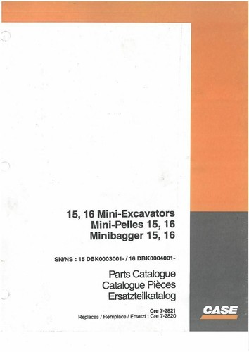 Case crawler excavator - case,