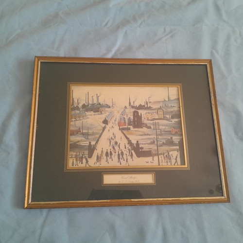 Framed vintage print - vintage,