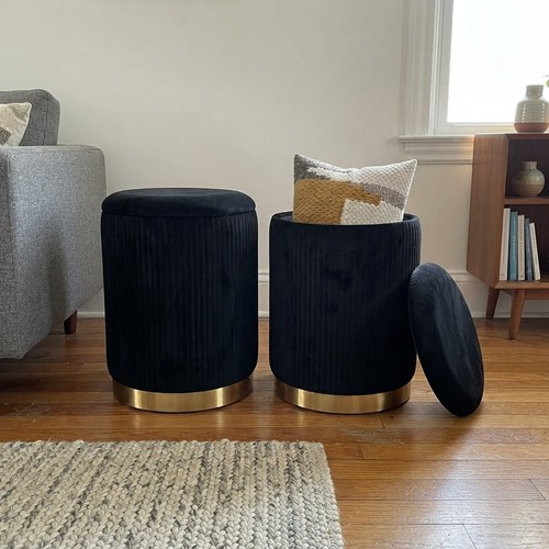 Set storage ottomans - 2,