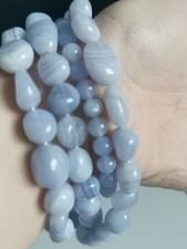 3 piece. Blue lace agate