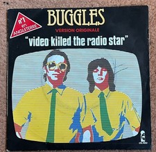 Buggles- Video Killed The Radio Star-RARE French Jukebox Original 7"vinyl Single