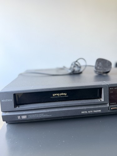Matsui 1000y vhs - matsui,