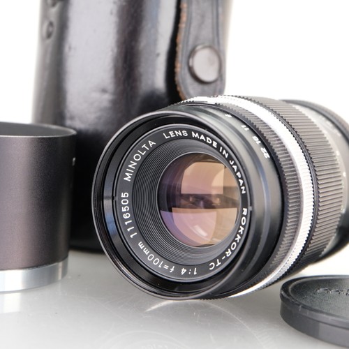 Minolta 100mm rokkor tc - minolta, f/4