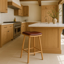 Lhasa Bar Stool Brown Leather