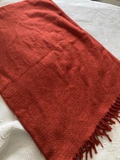 M&S Textured Terracotta Throw