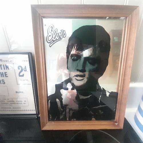 Vintage elvis presley mirror - presley,
