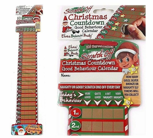 Naughty elf advent calendar - naughty,