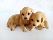 Dogs Puppy Figurine Labrador Puppies Golden Retriever Porcelain Royal Osborne