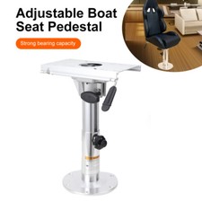 Adjustable Seat Pedestal with Slider for Boats and Caravan 33-48 cm Aluminium