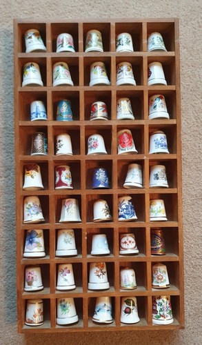 Thimbles birds flowers - thimbles,, &