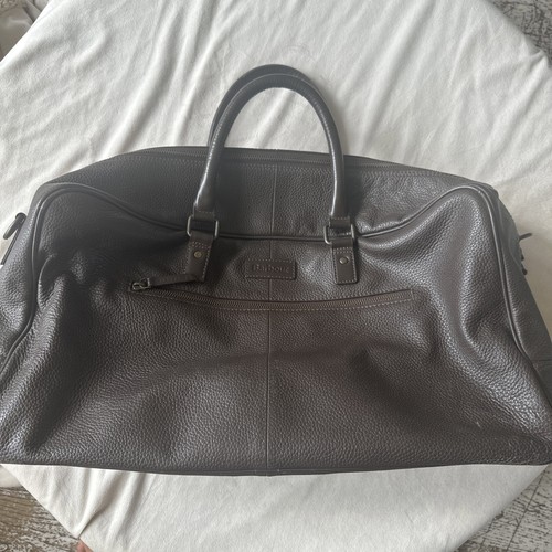 Barbour leather duffle bag - duffle,