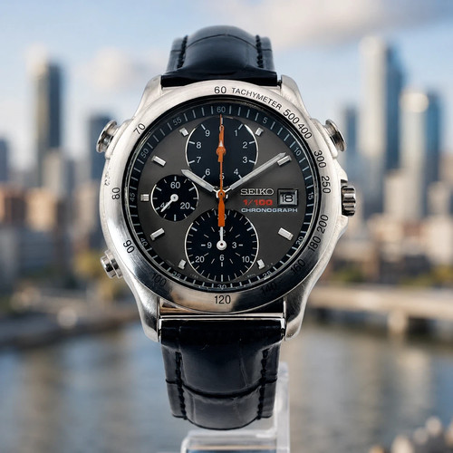 Seiko 7t52 6a00 chronograph - 7t52-6a00,