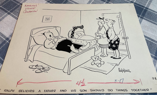 Orig 1956 gag cartoon - gag,