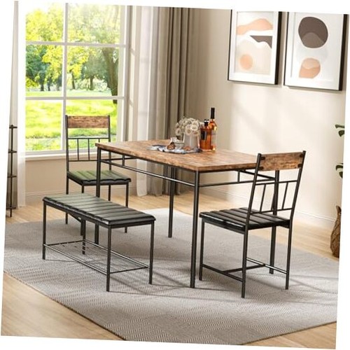 Piece modern dining table - 4-piece,