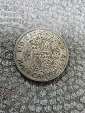 1939 Half Crown Silver .500
