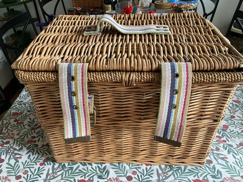 Joules wicker picnic hamper - joules,