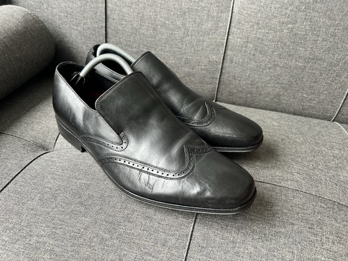 Autograph black leather - m&s,
