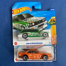 Hot Wheels BMW 2 Car Bundle M3 Wagon and 635 CSI New Sealed Short Card 