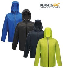 Regatta Unisex Avant Lightweight Hooded Waterproof Rainshell Jacket Mens Womens