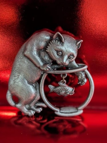 Vintage jonette cat arm - cat,