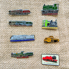 Locomotive Enamel Badges Vintage Train Pin Badges Locomotive Enamel Badge Joblot