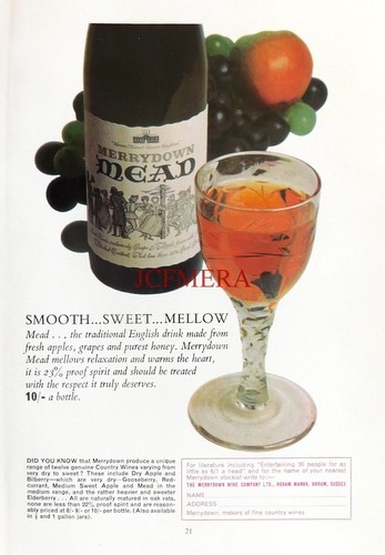 Merrydown mead drink - merrydown, 'mead'