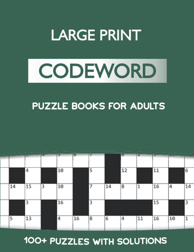 Codeword puzzle books - codeword,
