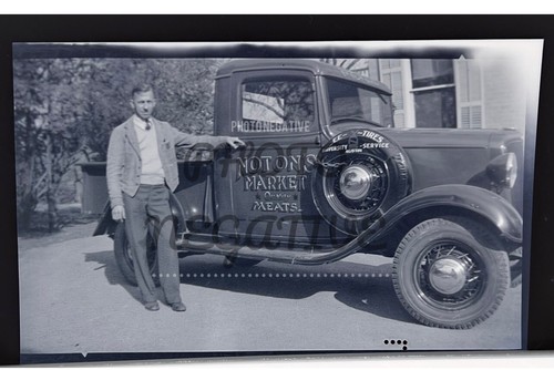 Vintage photo negative 1930s - photo,