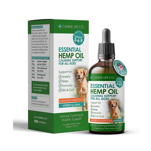 Hemp oil for dogs - hemp, 60ml
