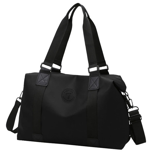 Chic emblem detail duffle bag - chic,