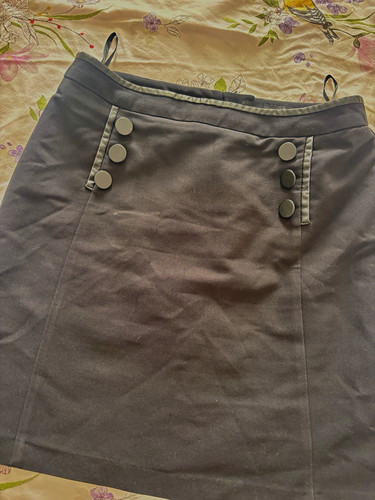 Wallis mini skirt - black, lined