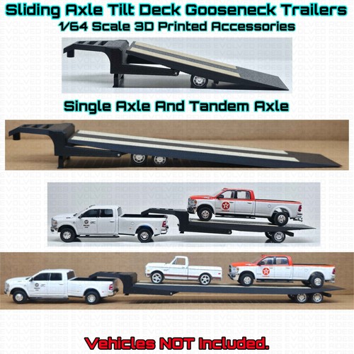 Sliding axle tilt - sliding, deck